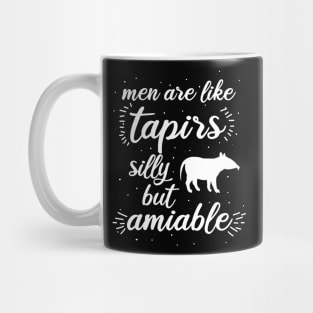 Tapire Männer lustiger Spruch Unpaarhufer Mug